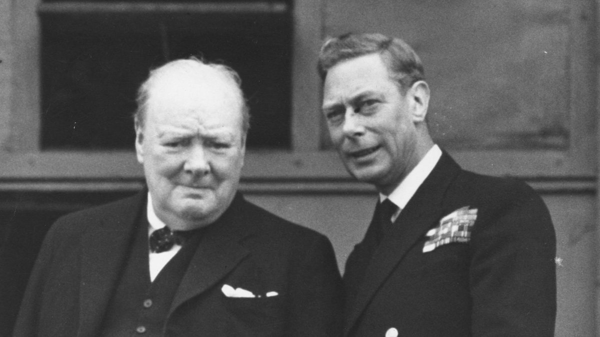 At 7pm, Churchill has an audience with the King ‘to tender his resignation as Prime Minister, First Lord of the Treasury and Minister of Defence’