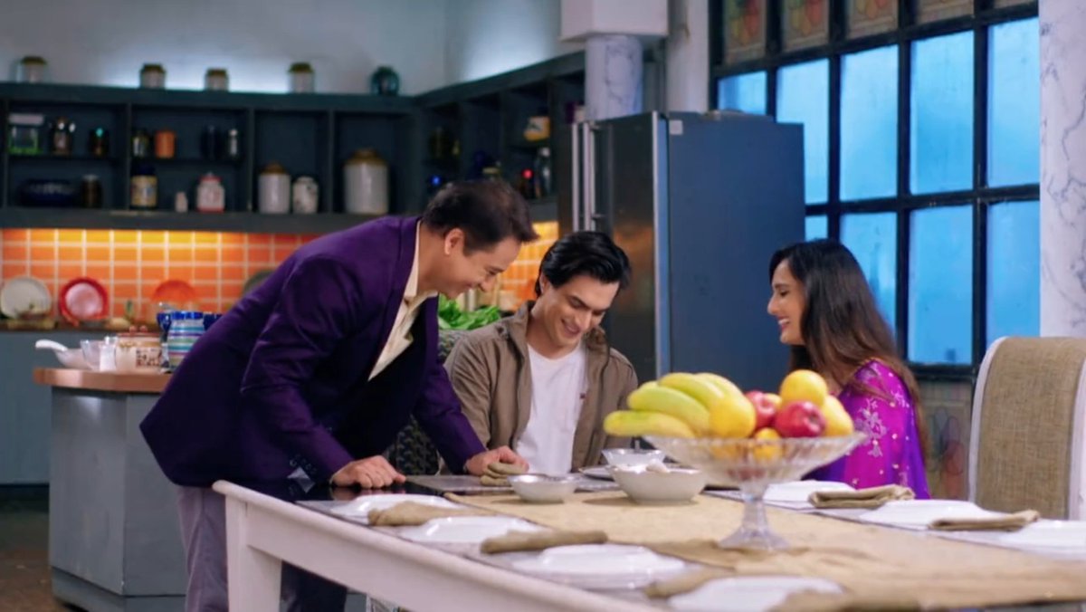 He makes a call to his son who is living far away,And spends time with the ones who are near.He chooses to immerse himself in happiness today,Creating memories for the days when not here.Before the day ends, K spends quality time with each person who is dear to him. #yrkkh