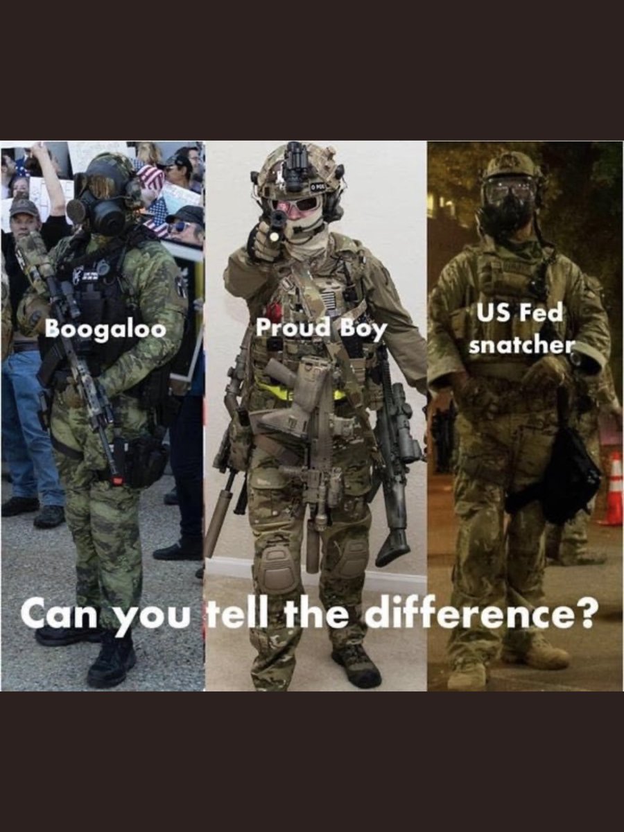IcuNoItAll's tweet photo. @Paul_Bradley425 @n8rgrl @kathy_markovich #Barr & #TrumpLies .... So who actually knows. What Americans would attack other Americans for 45? #ProtestingIsNotRioting #protests2020 #PortlandKidnappings #WallOfVets #WallofMoms #WallOfDads next #Seattle and where else. #VoteBlueToEndThisNightmare #VoteJoeBiden2020 https://t.co/sQTDMb9ky6