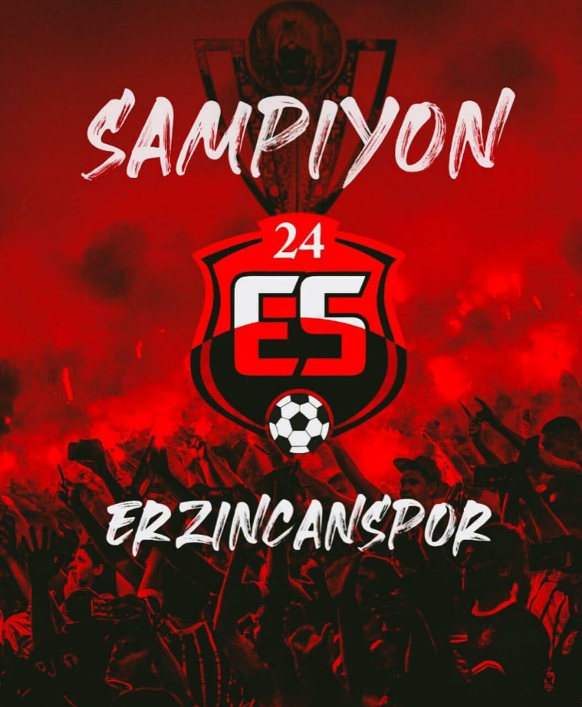 Erzincan24com's tweet photo. 🏆 Şampiyon Erzincanspor 2. Ligde

Aksaray Belediyespor'u Ethem ve Uğurcan’ın golleriyle 2-1 mağlup eden Erzincanspor 2. Lige çıktı.

Tebrikler Erzincanspor https://t.co/buV4WywSkl