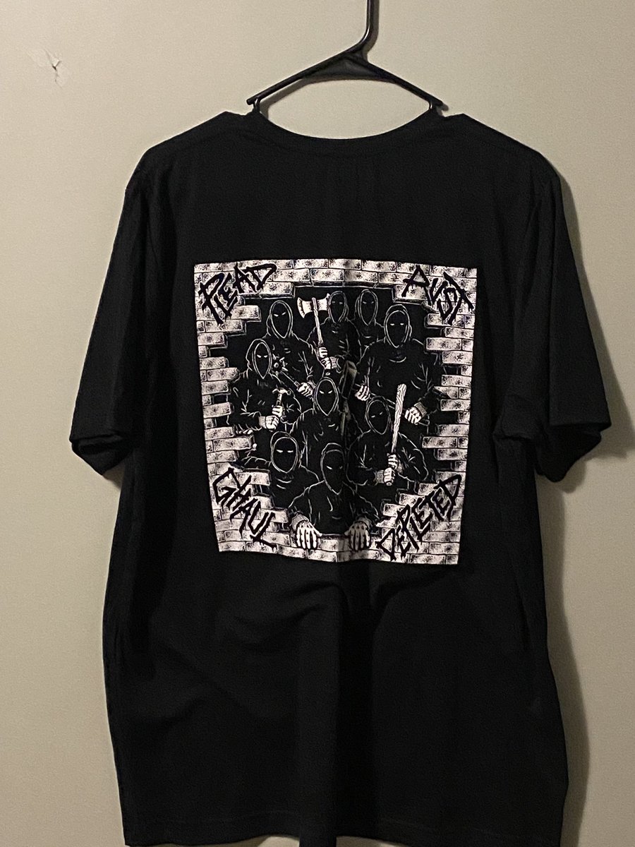 Available on our bigcartel, in celebration of releasing our split ep! First 5 shirt orders get a free face mask! #BuffaloHardcore #CanadianHardcore #Beatdown #Rust #Depleted #Ghaul #Plead