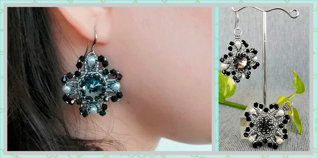 Black crystal earrings

More>>>  etsy.me/3hqg1vj

#beadsgravity_серьги #crystalearrings #blackearrings #beadworkearrings #giftformom