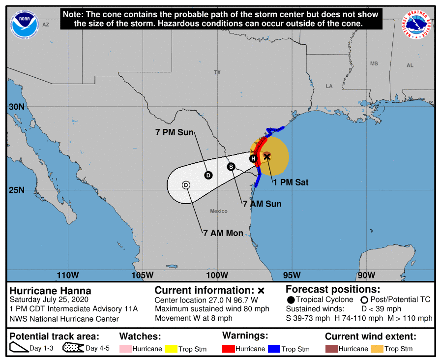 InfoMeteoro's tweet photo. 🌀ACTUALIZACIÓN: #Hanna se intensifica próximo a tocar tierra cerca de Port Mansfield, Texas con rachas de hasta 170 km/h.

Persiste pronóstico de lluvias torrenciales especialmente de domingo a lunes en NL, Tamps, Coah Dgo, Zac y SLP.

🔴Zonas de Nuevo León con más de 500 mm⚠️ https://t.co/I4Uc0CDGvi