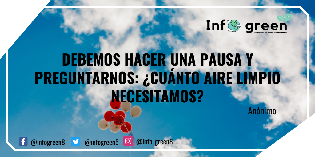 INFOGREEN5's tweet photo. QUIERO UN AIRE SANO, VIDA Y SALUD.
Hagamos conciencia para salvar nuestro medio ambiente.🍃🌍☁️🌪️
#infogreen
#cuidemosnuestroplaneta https://t.co/HOricXcJv5