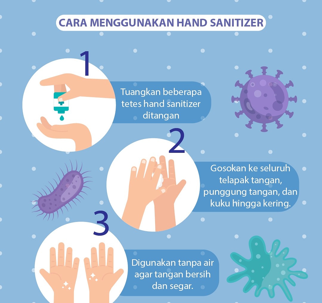 hudaanrl99's tweet photo. Assalamualaikum wr. Wb ✨✨
.......
Selain dengan mencuci tangan, kita juga bisa menggunakan handsanitizer untuk membersihkan tangan. Perlu diingat, handsanitizer digunakan apabila tidak ada tempat cuci tangan dan sabun.
........

Semoga bermanfaat ✨✨

#handsanitizer https://t.co/J6JGsTQmWk