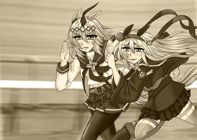 絵をセピア色にするとノスタルジックになるのtwitterイラスト検索結果