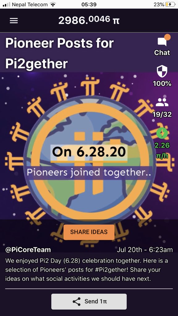 idebusa's tweet image. #GenerationPi is crearive one as #Pi2gether