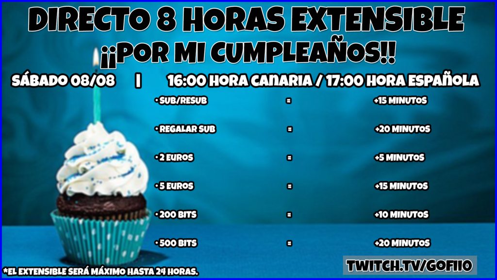 Gofii0's tweet photo. ¡¡Familia Tenemos especial por mi cumpleaños!! Gracias por la imagen a @manuelsmylife re cheta la piba!! jajajaja 
Compartan la imagen familia a ver si rompemos en mi 28 cumpleaños!! Me hago mayor jaja 🔥🔥🔥🔥 https://t.co/NXVibcyiRq