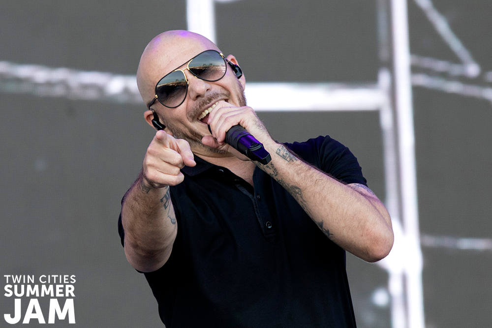 TCSummerJam's tweet photo. ¡DALE! Remember that good feeling when Mr. 305 himself @Pitbull had us all moving our feet at Twin Cities Summer Jam 2019?!? #BackToSummerJam https://t.co/6BG5yxAZls