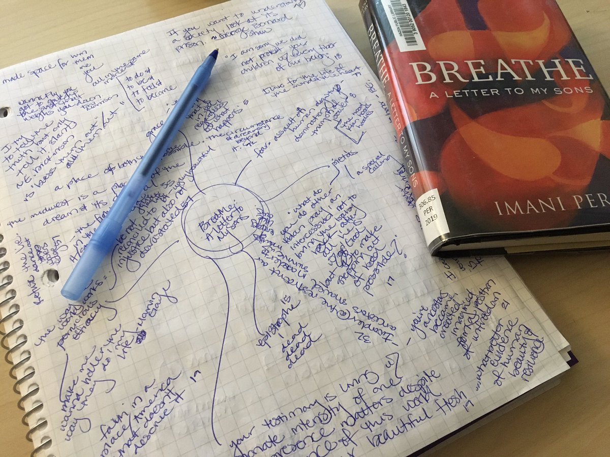 Sitting beside <a href="/imaniperry/">Imani Perry</a> Breathe every night this week. Poetic, personal, powerful. Hopeful and harrowing.