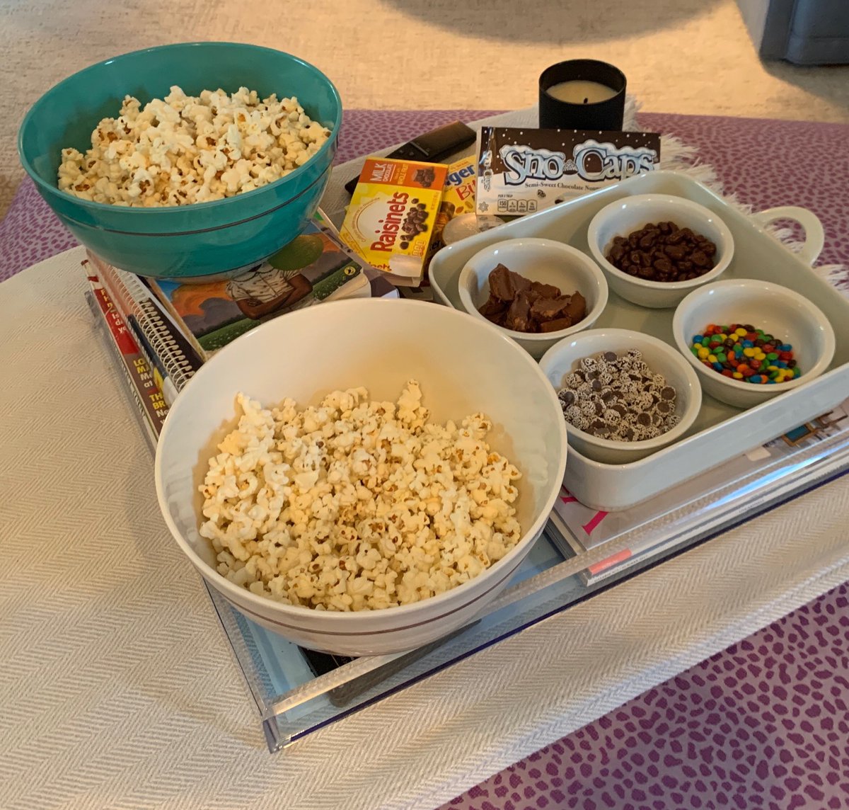 gschoenstein's tweet image. #MovieNight
#TheGreatEscape
#SnoCaps 
#ButterFingers 
#Raisinets