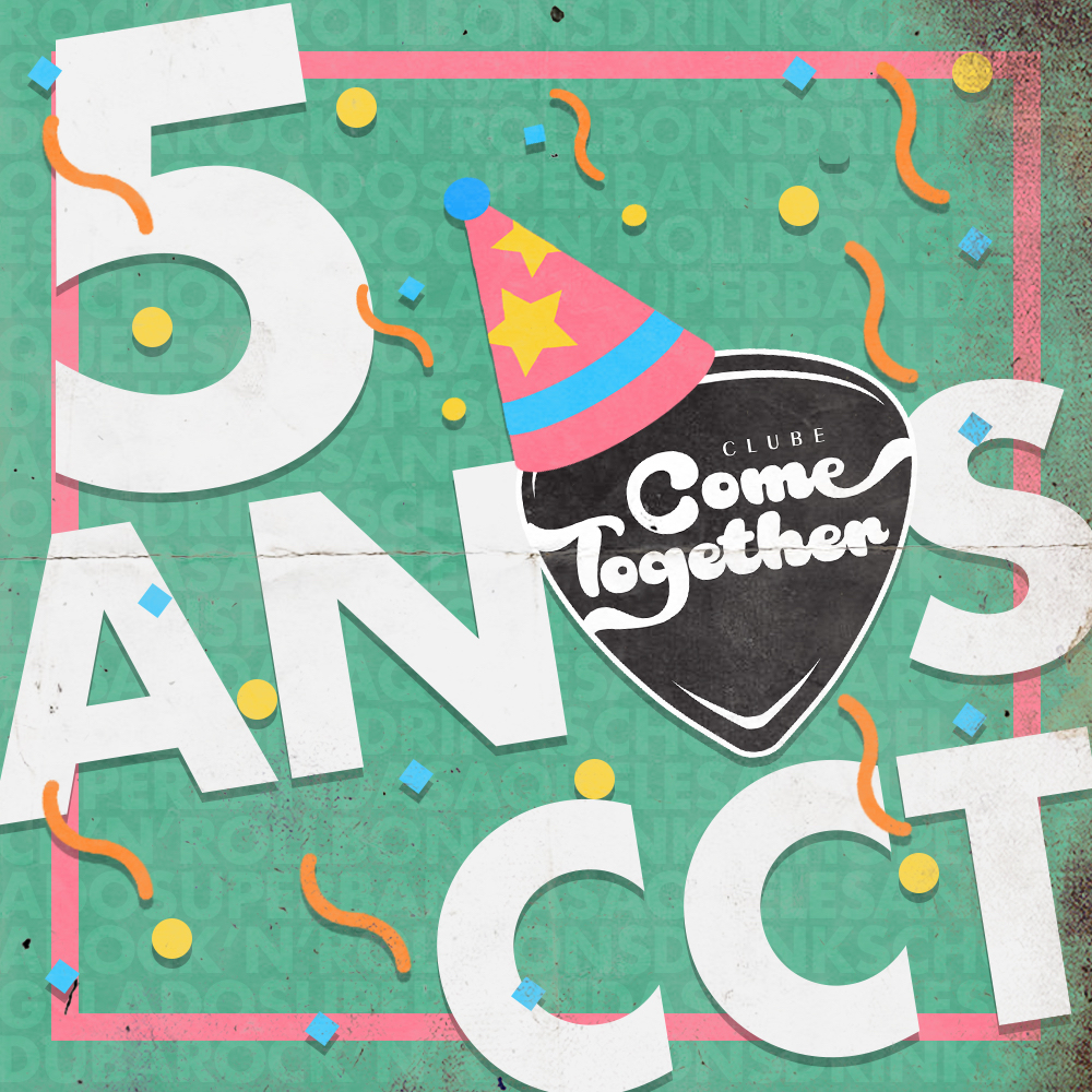 cometogethersr's tweet photo. CCT FAZ 5 ANOS 🎉🎉🎉 

Hoje estaríamos festando juntinhos, tomando vários chopes e drinks, curtindo aquele showzão da ZoomBeatles e nos divertindo até amanhecer!

Não sabemos quando, mas essa festa ainda vai acontecer! :)

Bom sábado a todos e se cuidem! https://t.co/W6EHlQdzTD