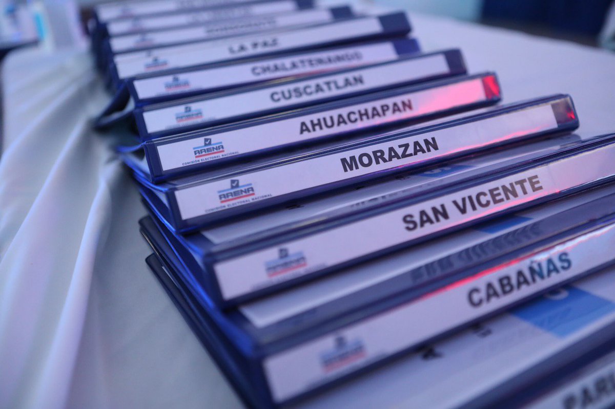 ARENAOFICIAL's tweet photo. Iniciamos el proceso de escrutinio final de nuestras #EleccionesInternas #ARENA2020.
#ElSalvadorTieneFuturo https://t.co/5dxpfnEEcF