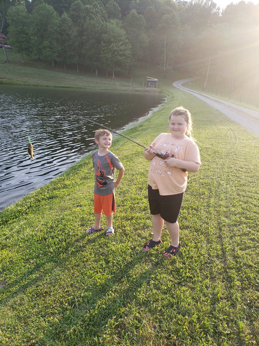 mschwarm75's tweet photo. Got a few tonight with the kids. My daughter caught it all by herself. @MarTeaseLures grasshopper strikes again https://t.co/przcKPfp7E
