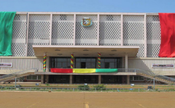Guinea's Palais du Peuple is as 1960s as one can get. Reminds me of the original McCormick Place, actually. That screened facade is always a nice touch, especially with so little else by way of ornamentation.