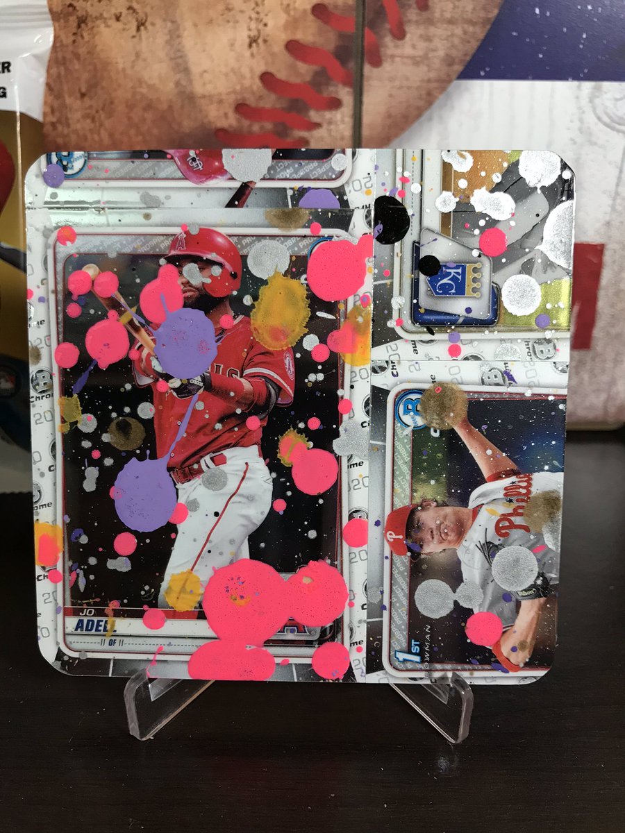BamaNFLU's tweet photo. Check out these coasters I made for @blakejamieson out of some art cards he made. #cardart https://t.co/FgYguGTSse