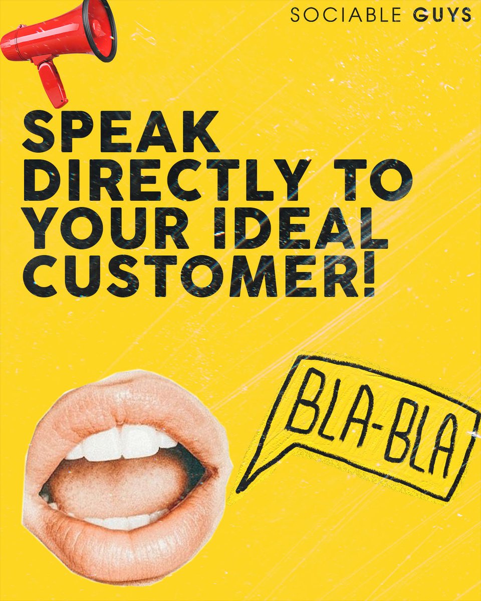 “Try to please everybody, you will end up not pleasing anyone”. By using language that your ideal customer uses you will have more in common and so create a better rapport.