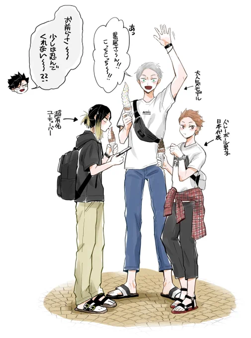 忍ぶ気がない音駒の人達 