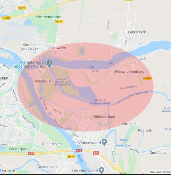#Alblasserdam #WestKinderdijk Vanwege de grote rookontwikkeling is er een NL-Alert uitgegaan. Door de techniek van NL-Alert hebben ook mensen buiten het verzendgebied mogelijk het NL-Alert ontvangen. is.gd/ECZd10