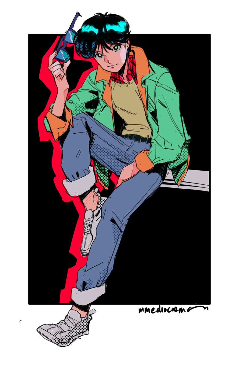 mmediocreman's tweet photo. the last time i watched yu yu hakusho was when i was in elementary
so this is gonna be great

have some urameshi yusuke
#yyh https://t.co/k0EogMTUIe