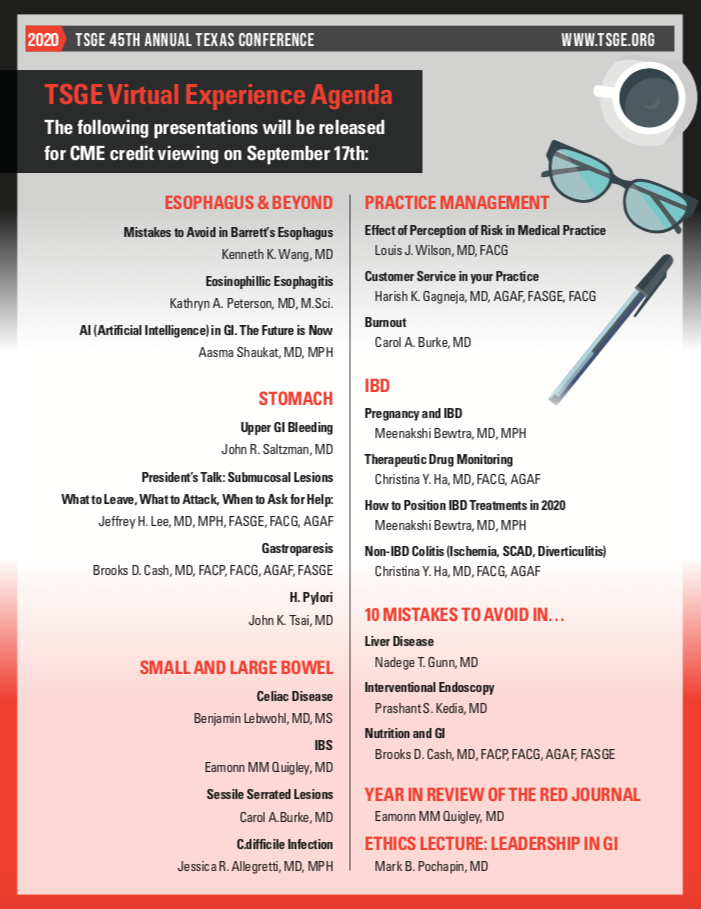 DrHarryThomas's tweet photo. #GITwitter Join us Sat 9/26 for #TSGE2020!
@MarkPochapin #KennethWang #KathyPeterson @AasmaShaukatMD @JohnSaltzman #JeffLee #BrooksCash #JohnTsai @BenjaminLebwohl #EamonnQuigley @burkegastrodoc @DrJessicaA #LouisWilson @hgagneja @DrsMeena @tinahamd #NadegeGunn @PrashantKediaMD https://t.co/6mXQwlLM7z