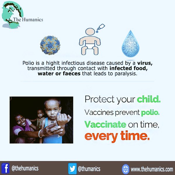 THumanics's tweet photo. Polio Awareness Campaign: What is Polio? Check out the infographic

Let's defeat Polio in Pakistan. #poliofreepakistan https://t.co/vETteRGtwt