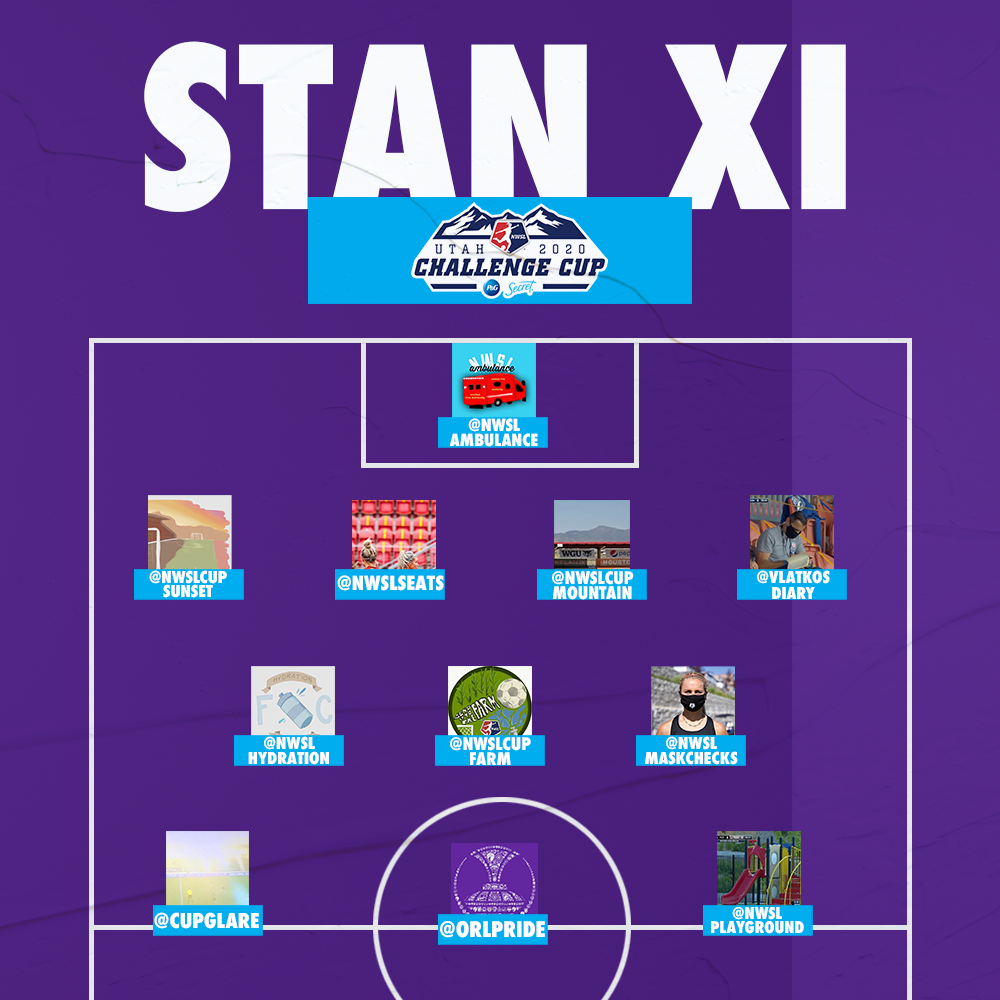 ORLPride's tweet photo. Finally, the #NWSLChallengeCup Stan XI 👏 #PrideStan https://t.co/SggzGwfRa0