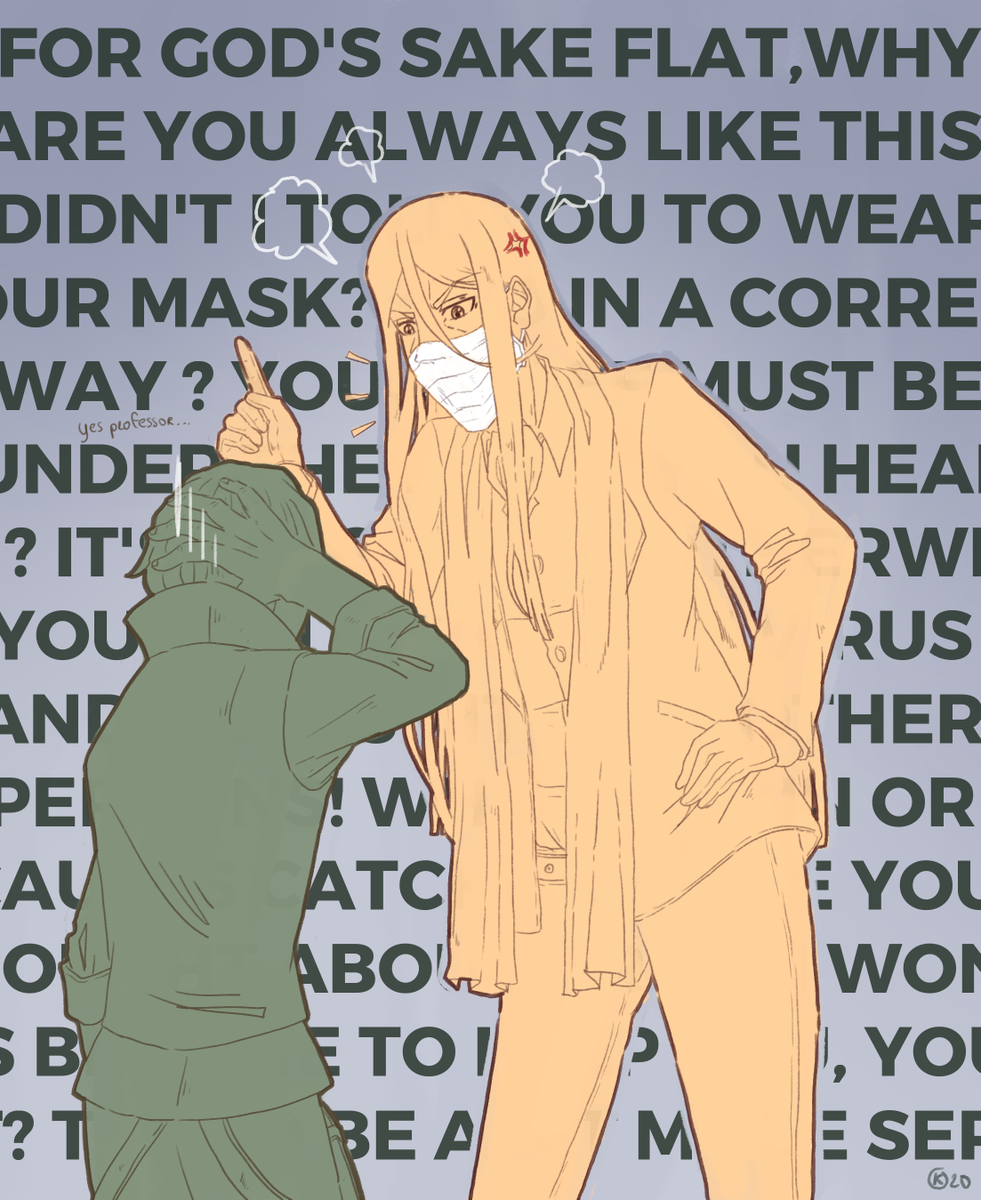 Just put your mask on if you don't want to be lectured for one hour 