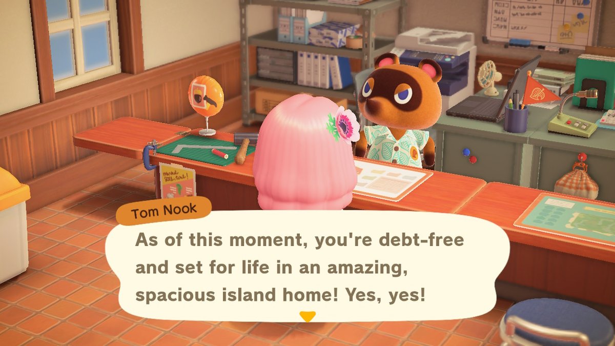 MagicallyJen's tweet image. Finally debt free!! 
#AnimalCrossing #ACNH #NintendoSwitch