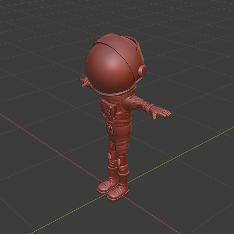 rikuat_'s tweet photo. Finally got around to finishing the astronaut suit. Must say...really enjoyed using the brush to create the folds on the suit. Now onto materials and textures! 😃 #blender #3dmodelling #learning #astronaut https://t.co/FnrQjutVYi