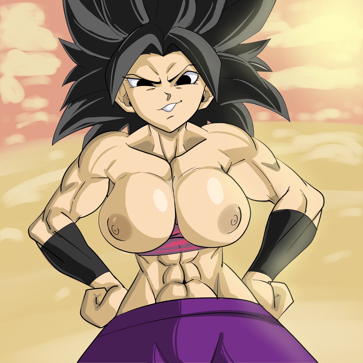 i haven't slept. so ima do that now. toodles!#caulifla #DragonBallSupe...