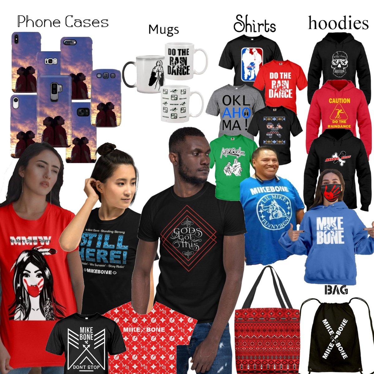 MikeBoneMusic's tweet photo. ON SALE NOW‼ https://t.co/EzZhR9CLKx
See More Online!

#SupportSmallBusiness #MikeBone #Merch #Support #Clothing #Shirts #FaceMasks #Indigenous #Entrepreneurship #ShopLocal #CHH #Share #IndependentArtists #IndieArtist #Music #Tees #buy #Merchandised https://t.co/LcV5wVT1ae