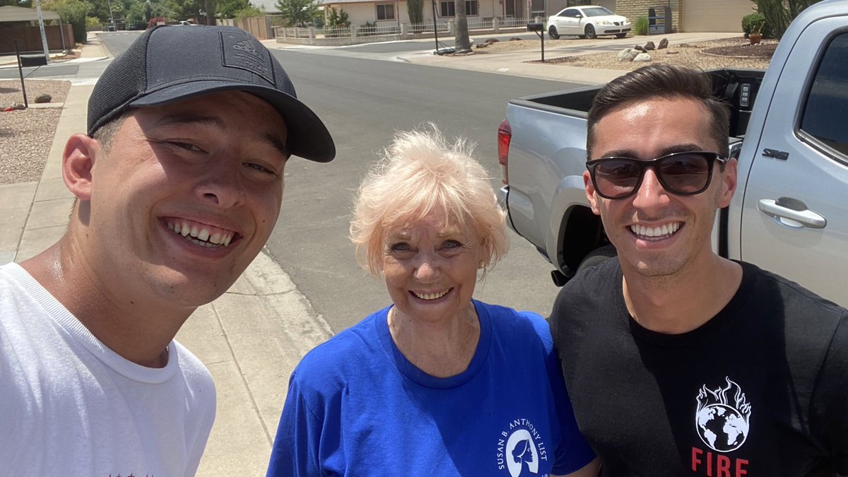 Christ0pherAZ's tweet image. The Trump Victory team was ALL OVER the West Valley today fighting to win every vote for @realDonaldTrump and our great Republicans like @DebbieLesko, @DrPaulGosar, @RepDavid, @anthonykernAZ, @Bolick4AZ, and @JoelJohn! #KeepArizonaRed #LeadRight