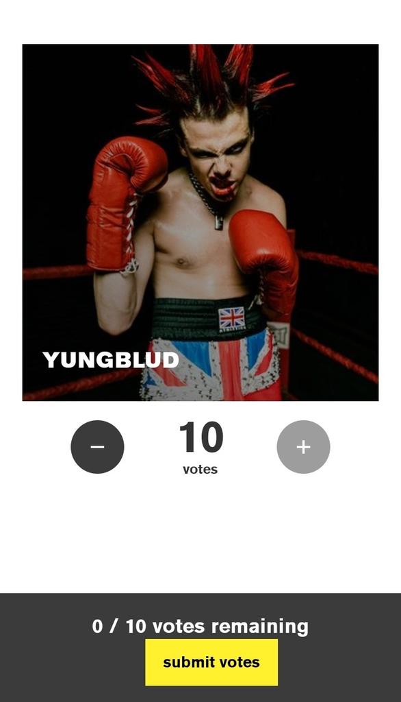 diablokellsxx's tweet photo. Me stealing my parents' phone at 4am to vote for Dom
@yungblud 
https://t.co/u1cv3Hk4GJ https://t.co/dHtU5y04LX