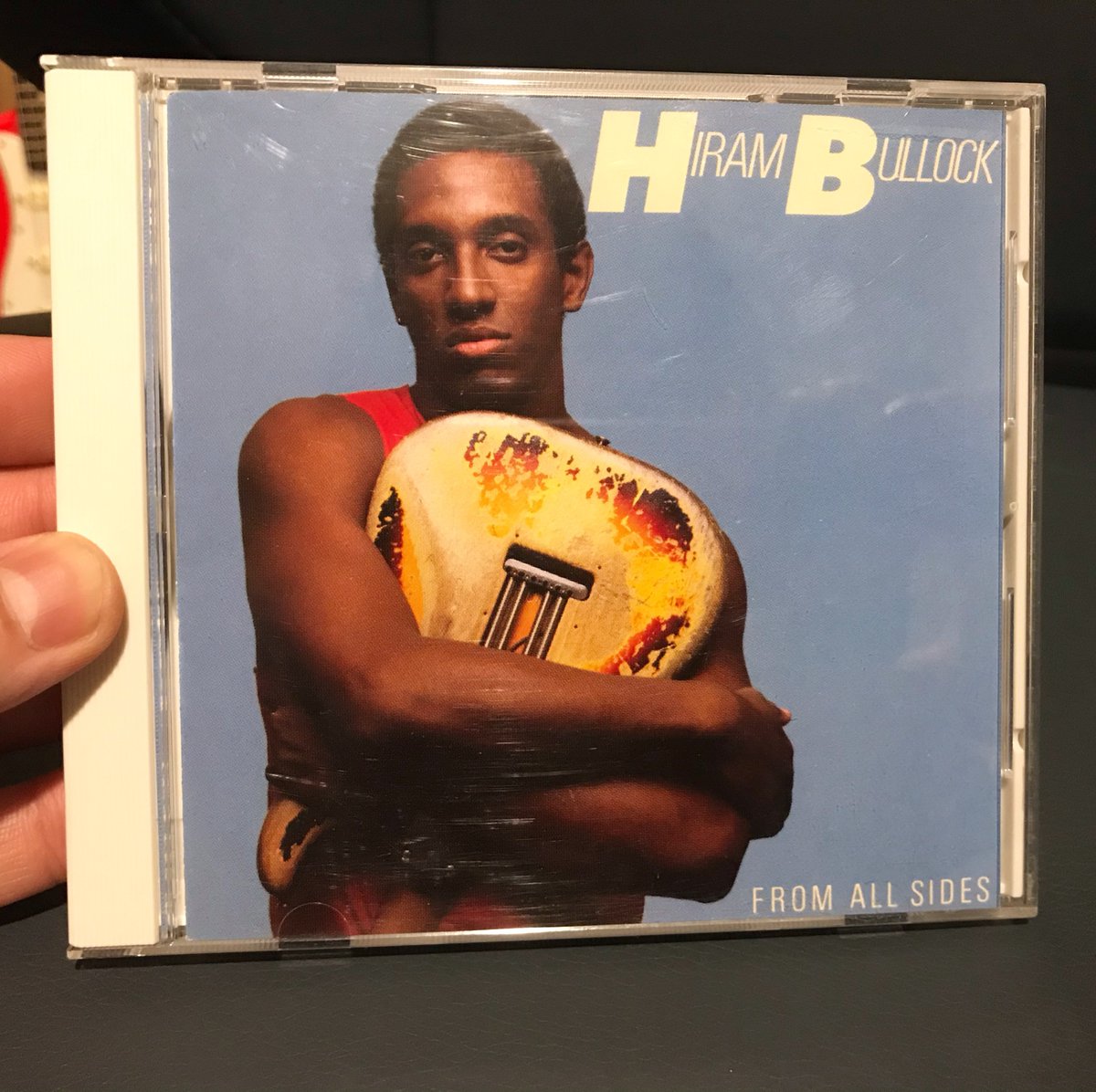 TomoJustFunky's tweet photo. Remembering Hiram Bullock today. Definitely Hiram’s playing gave me so much impact on my guitar playing. Especially his #lydianb7 phrasing over 7th chord!  I love this album👍❤️🎸 Thanks Hiram! #hirumbullock #guitarhero #fromallsides #windowshoppin @KanjiKawabata  @Willbassboy https://t.co/NfWsCzXNPN