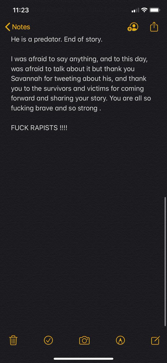 Thank you so much for anyone choosing to share their trauma with me women are brave as fuck 
@NathanMAxford