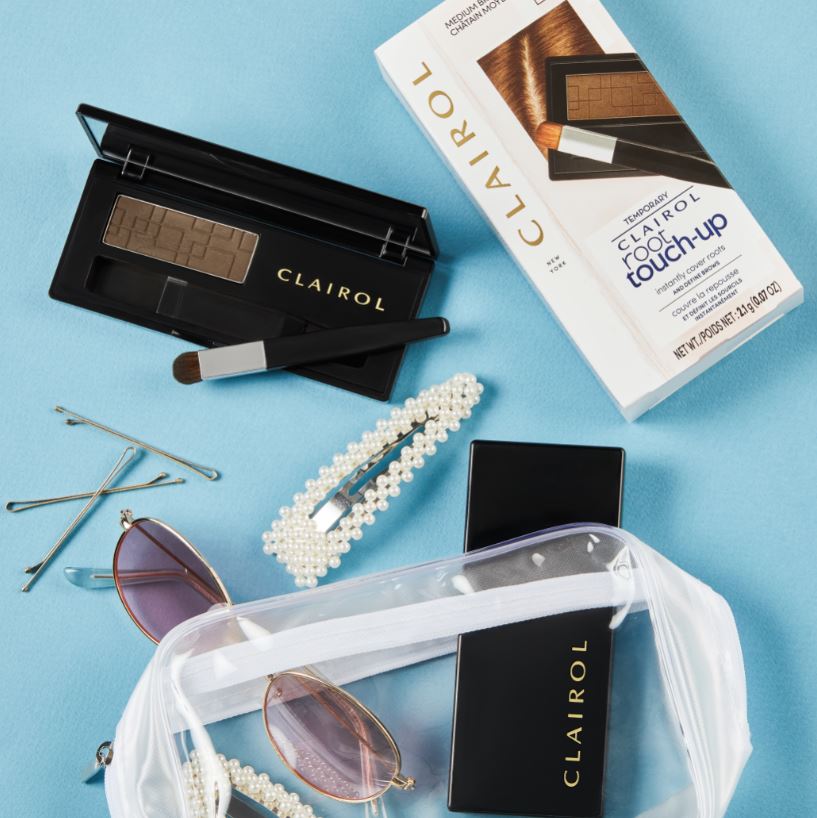 ClairolColor's tweet photo. On hand and ready to go for those moments when your roots need a little extra coverage ๐ Cover 100% of gray roots on-the-go with our Root Touch-Up Concealing Powder. Get yours now @amazon #RootTouchUp #ClairolRootTouchUp #RootTouchUpPowder #ClairolColor https://t.co/RyRsh1Z79B