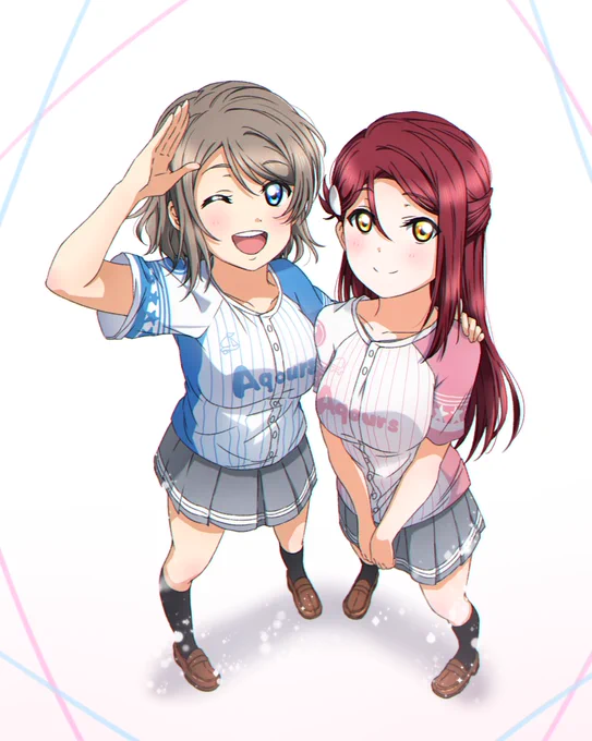 ようりこ⚓️??

ユニフォームいいね...!買う?
(今回も下書き差分を見せよう～

つい夜更かししてしまったね
明日もいいようりこ日なりますように☺️
おやすみなさい☺️ 