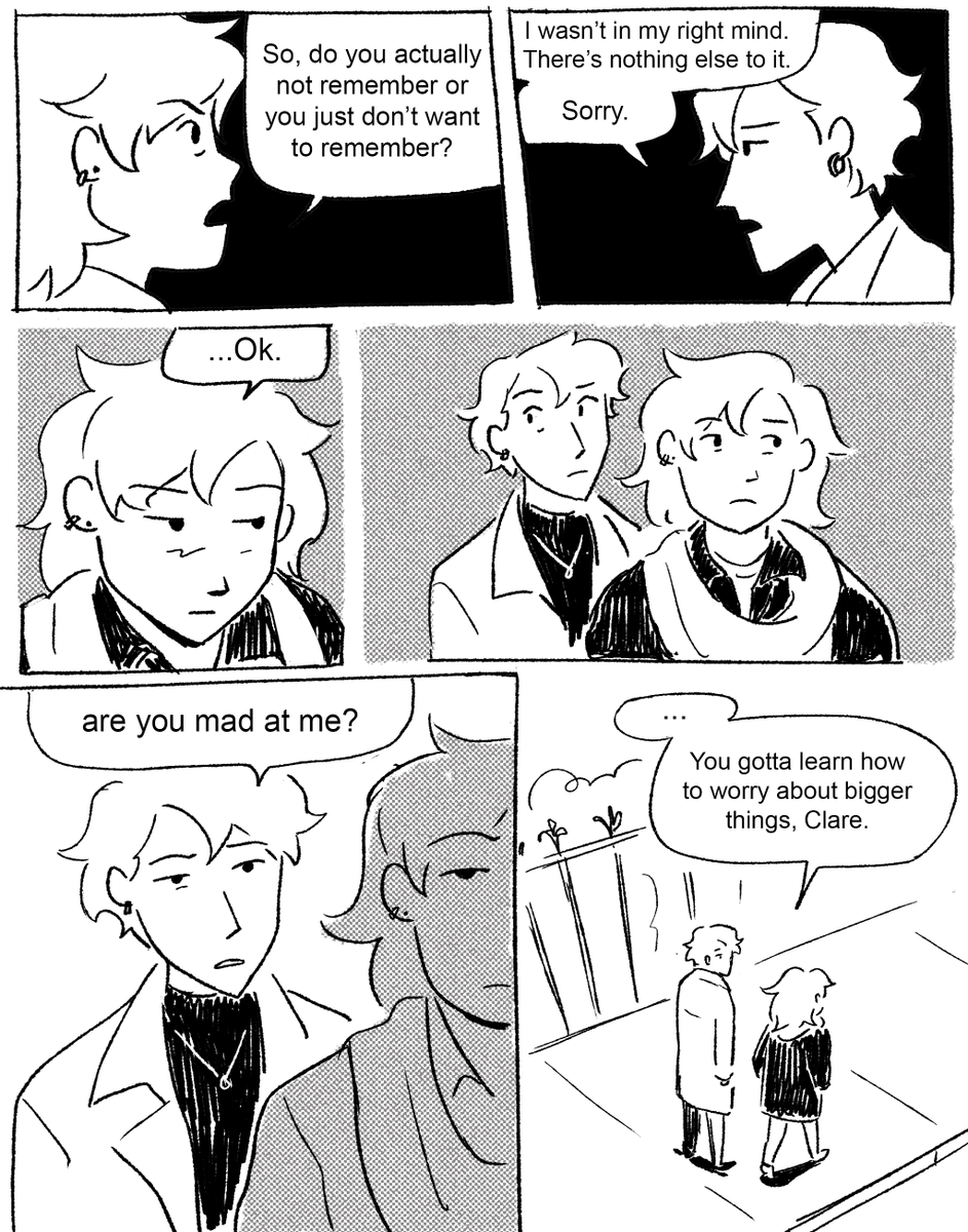 drew these pages just 2 explore comic making a lil bit 