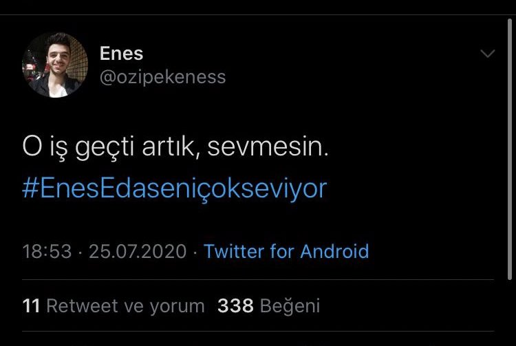 4 bin tivit atılmış enesin cevabına bak kral aw #EnesEdaseniçokseviyor