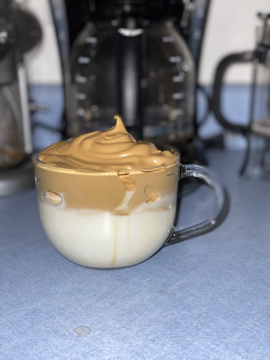Whipped coffee this am! #coffee #barista #CoffeeLover