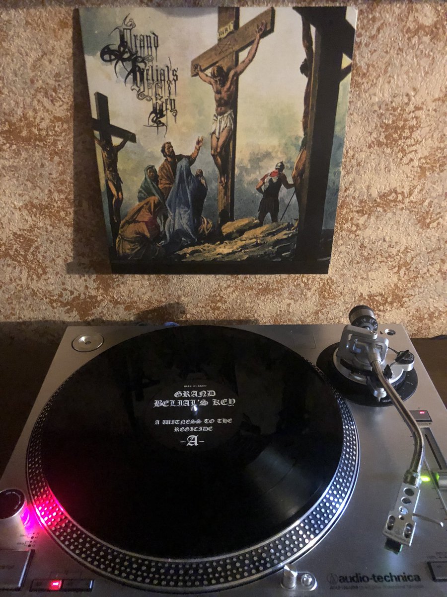 satancblckmetal's tweet photo. GRAND BELIAL’S KEY “A Witness to the Regicide” 1996 #grandbelialskey #usblackmetal reissue 2019 #worldterrorcommittee #satanicblackmetal https://t.co/EJTZi7UaLU