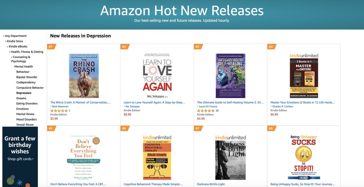 TheRhinoCrash's tweet photo. It’s been a super week for #TheRhinoCrash! Check out all these rankings 🤩🦏 #Rhino #NewBook #Conservation #Wildlife #MentalHealth #Africa https://t.co/qdk4z9PeoA