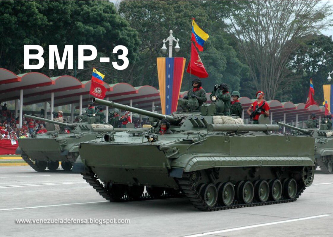 The BMP-3 is an infantry fighting vehicles, it’s a small tracked vehicle, smaller than the T-72 tank, these will also be transported on trailers unless they’re only moving a couple of miles, they have a much smaller cannon than that on the T-72 tank