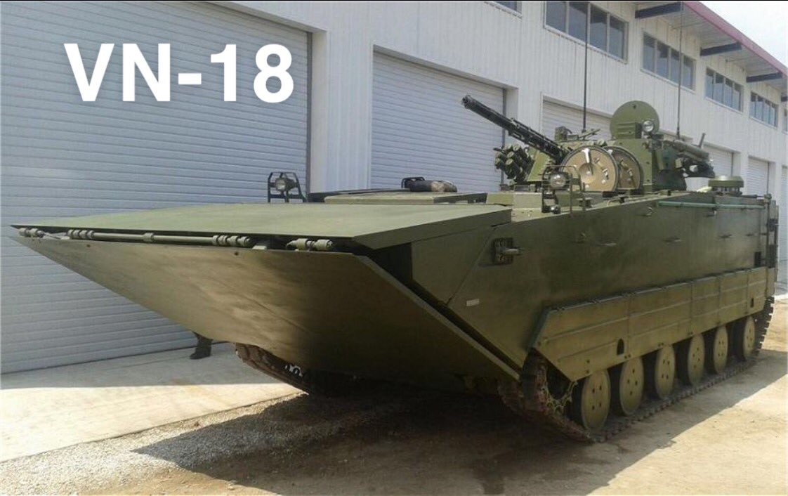 The next 2 vehicles are very similar but are very rare to see as they are only used by the Venezuelan marines. The VN-18 and VN-16 are amphibious vehicles, you can identify them by the big wedge on the front. The VN-18 has the smaller gun and the VN-16 has a large 105mm turret.