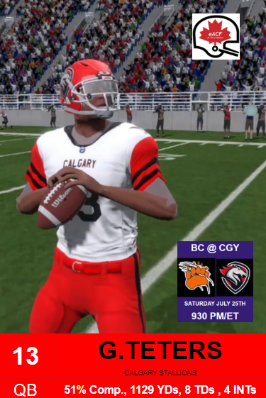 eAthletes_eACF's tweet photo. All West match to end eACF #Tripleheader Saturday!
๐ซ#BC Wild (2-4) @
#Calgary Stallions (2-3)
โฐ9:30 pm/et - Today!
๐บ https://t.co/CeeyCuPmBV
#eSports @MaxFootballGame #MaximumFootball19 #PS4Live #Twitch #CFLparody #supportsmallstreamers
#eACF #RookieSZN Week 7 #BCCGY https://t.co/6QmwVrAhNJ