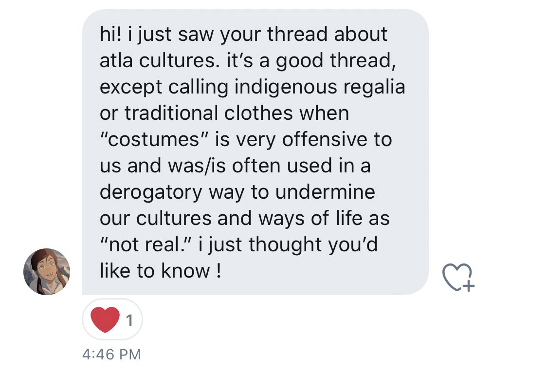  important i was called out for using the word “costumes” and this is the reason why. my apologies, i didn’t knew it would be offensive, but i’m happy someone told me and educated me. thanks  @eIihal for calling me out! https://twitter.com/orbitshidae/status/1286800917703122948?s=21  https://twitter.com/orbitshidae/status/1286800917703122948