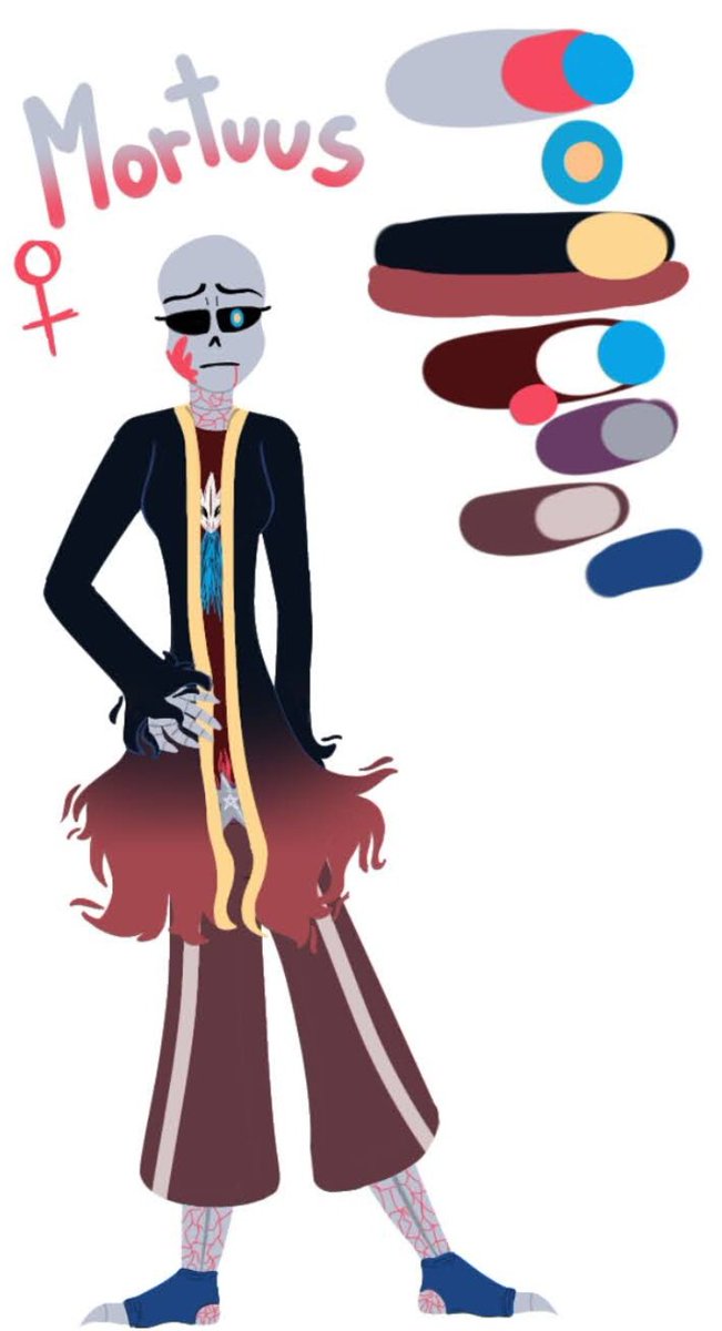 aw_tysmchara's tweet photo. @JasmynAtion
@FFrankcan
@Ly_the_creator
#Vividtale #Ceno #Errosion #Errorbar

Here is Mortuus, one of the daughters of Ceno and Erros

She is Aromantic and Asexual

She ... is bipolar, she goes from a very nice and very cute girl to a demon who burns inside. https://t.co/sJaRAt5vLP
