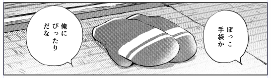 ぼっこ=棒。棒状の手袋、つまりミトンなんだけど… 