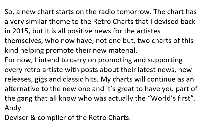 RetroCharts's tweet photo. #RetroCharts
#CurrentSalesRetroArtistes
#ChartsLikeTheGoodOldDays
#RetroIsNowtro https://t.co/FajpzDabO5